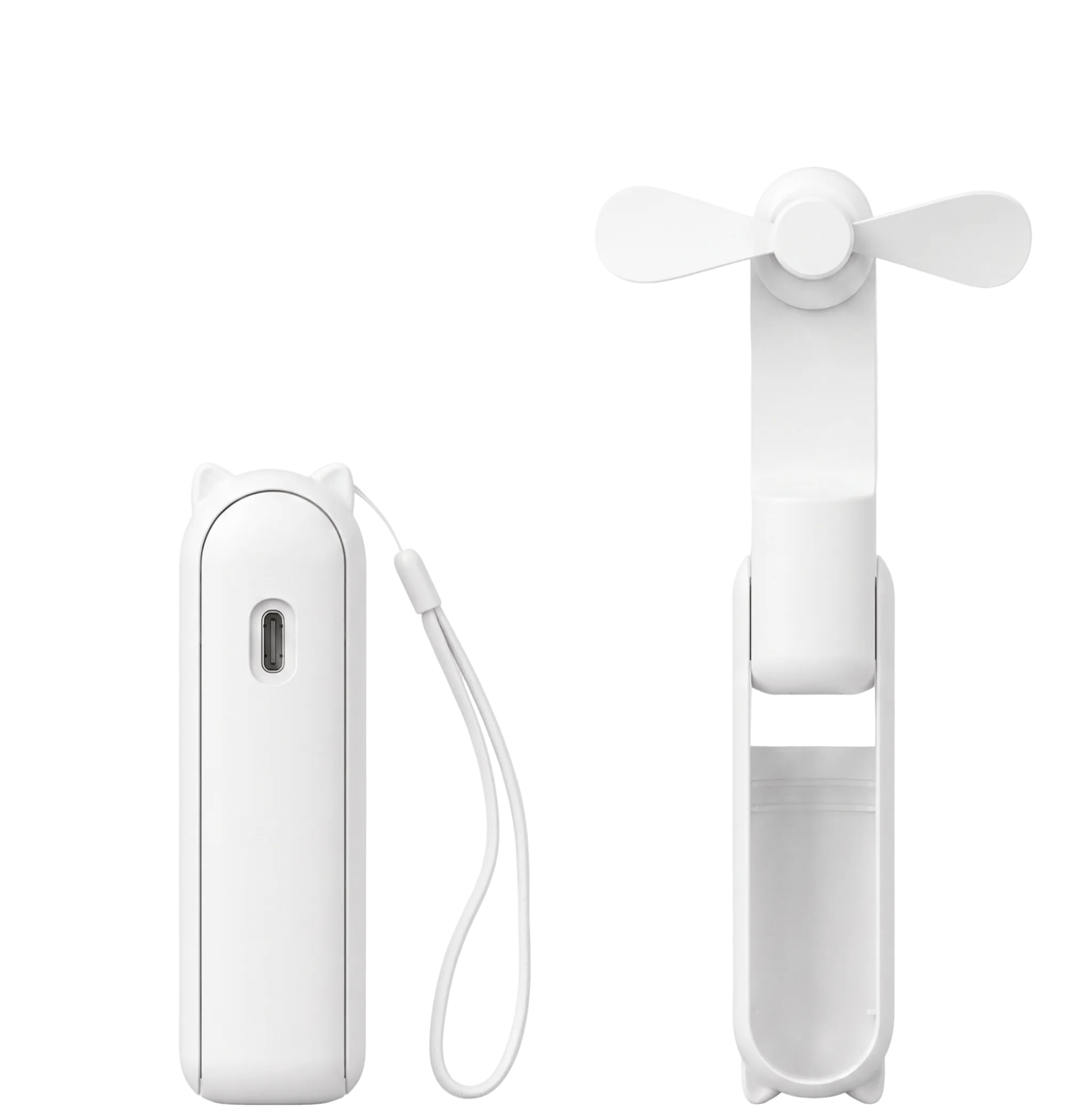 Mini Ventilateur de Poche Pliable - Charge Type-C - Mon Ventilateur portable batterie externe